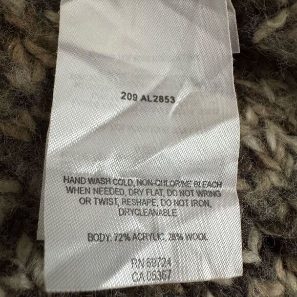 Columbia Women’s Grey Knit Sweater Size XL Acrylic Blend Raw Hem Style - Picture 9 of 10